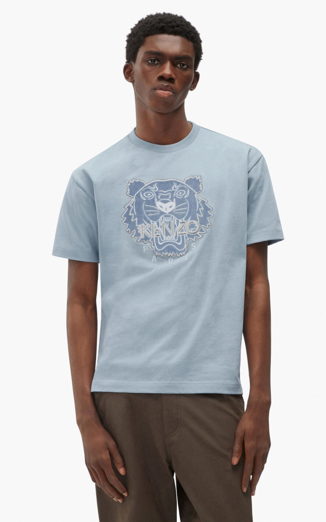 Camiseta Kenzo The Inverno Capsule Tiger Masculino - Cinzentas | 345DSTGLH